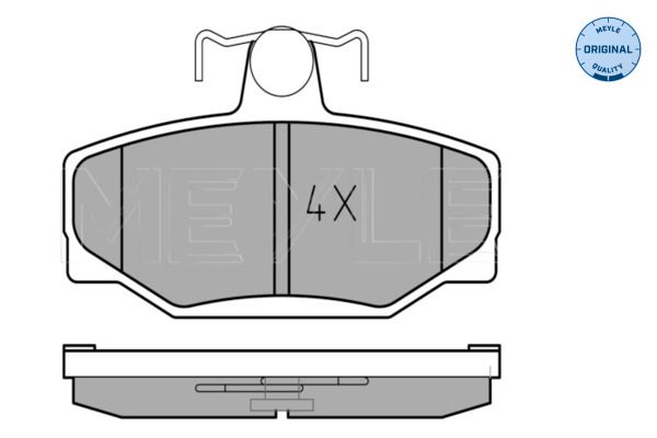 Meyle 0252138818W Колодки гальмівні (передні) Renault Laguna I/Megane I 1.6-2.0 i/DT 93-01