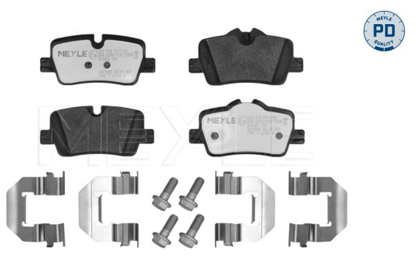 Meyle 0252142117PD Колодки гальмівні (задні) BMW 3 (G20/G21/G80/G81/G28)/4 (G22/G23/G82/G83/G26) 18-