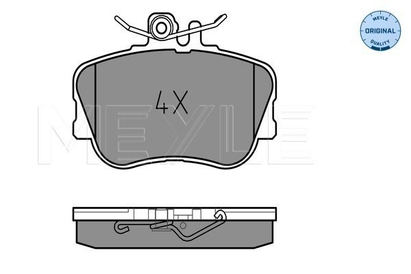 Meyle 0252143920 Колодки гальмівні (передні) MB C-class (W202) 93-00