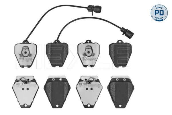 Meyle 0252145218PD Колодки гальмівні (передні) Audi A8 94-00