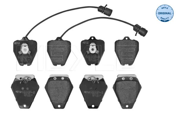 Meyle 0252145218W Колодки гальмівні (передні) Audi A8 94-00