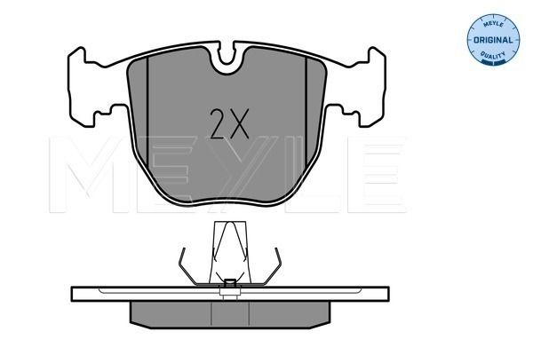 Meyle 0252148619 Колодки гальмівні (передні) BMW 5 (E39)/7 (E38) 94-