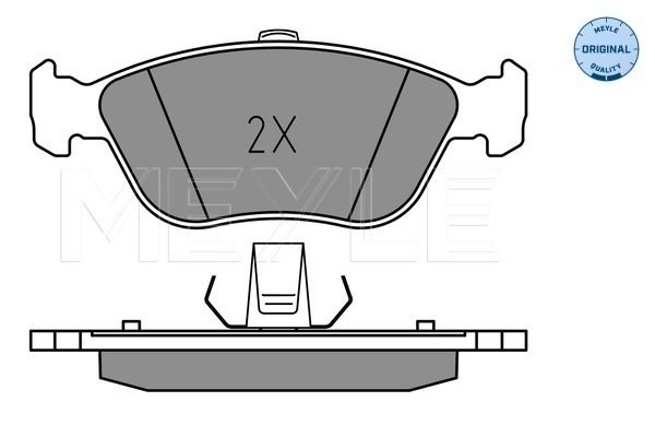 Meyle 0252149918W Колодки гальмівні (передні) Honda Accord lV 89-94 (Akebono)