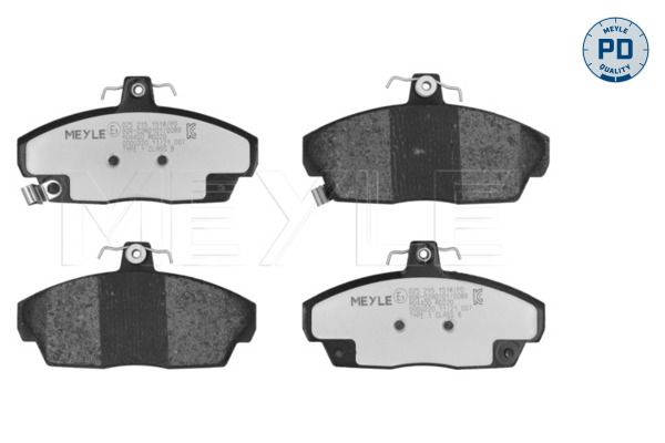 Meyle 0252151518W Колодки гальмівні (передні) Honda Civic VI/VII -05