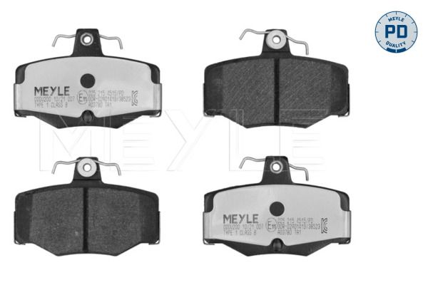 Meyle 0252154617 Колодки гальмівні (передні) Nissan Almera II/Primera 1.5D-2.0D 90-06