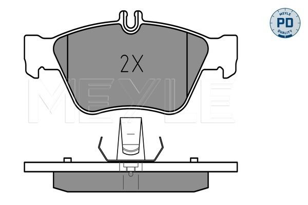 Meyle 0252167020 Колодки гальмівні (передні) MB E-class (W210) 95-02 (ATE)