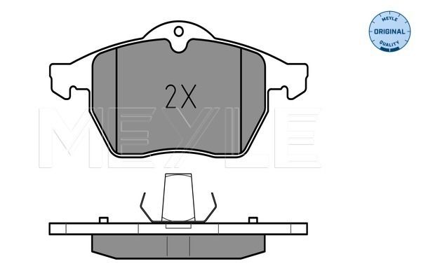 Meyle 0252182919 Колодки гальмівні (передні) Opel Astra G 99-02/Vectra B 95-03/Calibra A 91-97/Saab