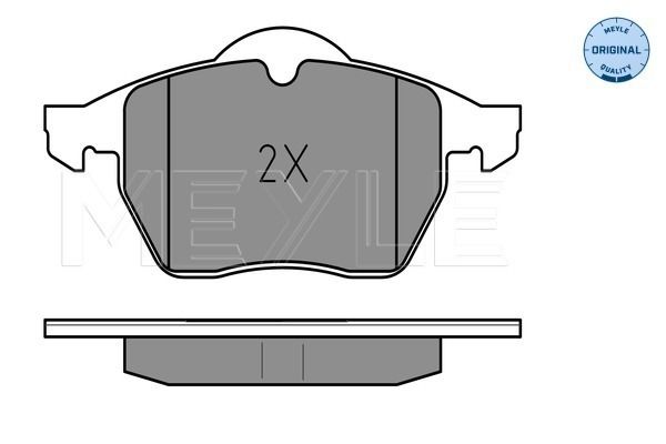 Meyle 0252182919 Колодки гальмівні (передні) Opel Astra G 99-02/Vectra B 95-03/Calibra A 91-97/Saab