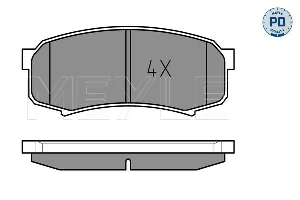 Meyle 0252194715W Колодки гальмівні (задні) Toyota Land Cruiser 02-