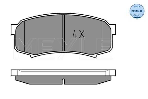 Meyle 0252194715W Колодки гальмівні (задні) Toyota Land Cruiser 02-