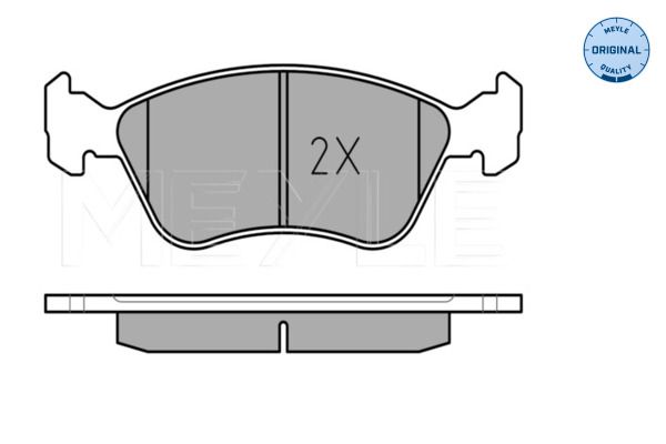 Meyle 0252197617W Колодки гальмівні (передні) Toyota Avensis 1.6-2.0/2.0TD 97-03