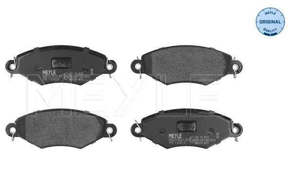 Meyle 0252198018 Колодки гальмівні (передні) Renault Kangoo 98- (Bosch)