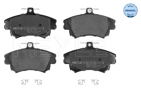 Meyle 0252198317 Колодки гальмівні (передні) Mitsubishi Carisma 95-06/Colt 04-13/Volvo V40/S40 95-06