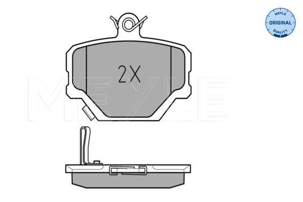 Meyle 0252199915 Колодки гальмівні (передні) Smart 0.6/0.7/1.0i/0.8cdi 00-