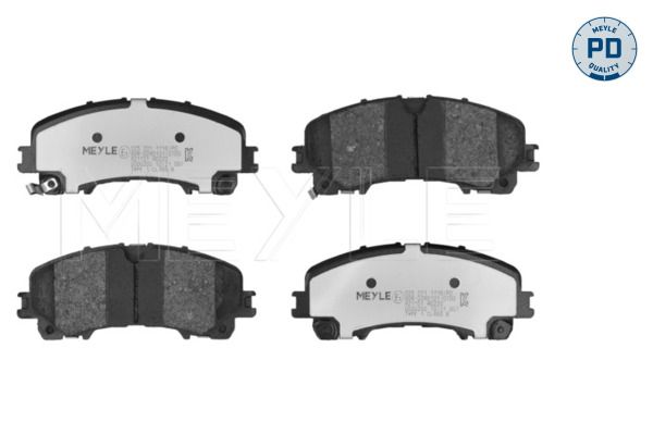 Meyle 0252211716PD Колодки гальмівні (передні) Nissan X-Trail/Infiniti Q50 13-(к-кт)(Akebono)