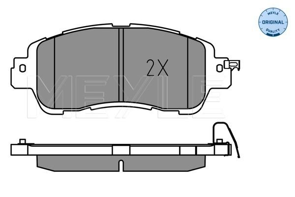 Meyle 0252223515 Колодки гальмівні (передні) Mazda 2 1.5 14-