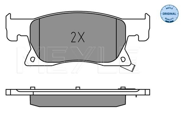 Meyle 0252234220 Колодки гальмівні (передні) Opel Astra K 15- (Ate)