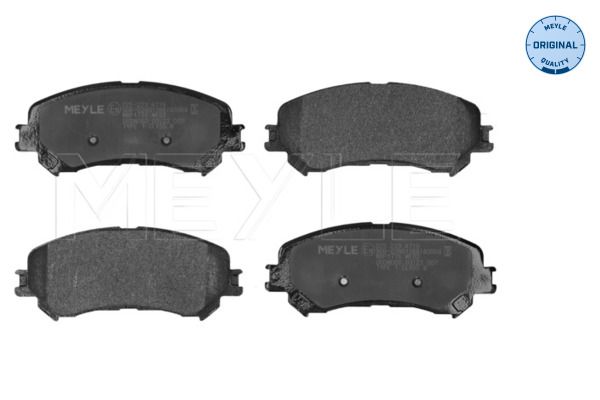 Meyle 0252234719 Колодки гальмівні (передні) Renault Scenic/Megane 15- (без датчика)