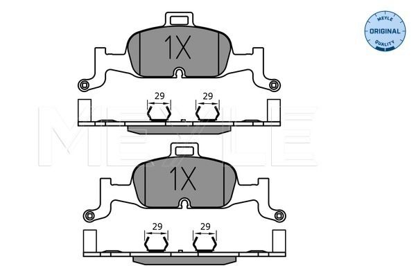 Meyle 0252240216 Колодки гальмівні (передні) Audi A4/A5/A6/A7/Q5 15-