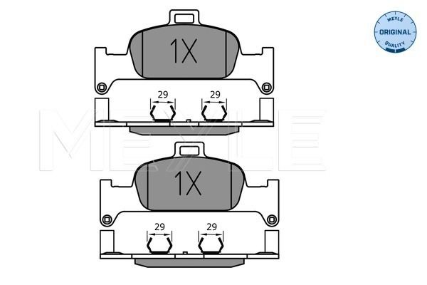 Meyle 0252240216 Колодки гальмівні (передні) Audi A4/A5/A6/A7/Q5 15-