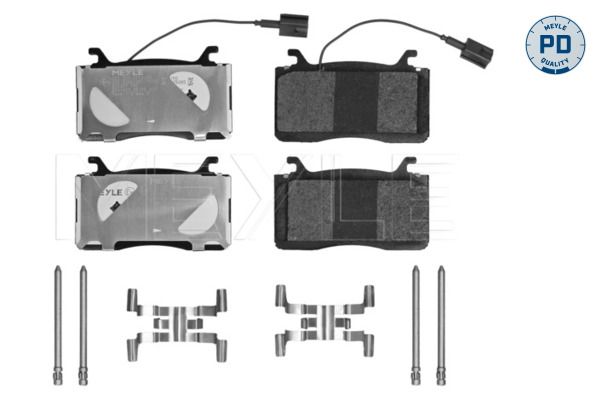 Meyle 0252250716PD Колодки гальмівні (передні) Alfa Romeo Giulia 15-/Stelvio 16- (к-кт)