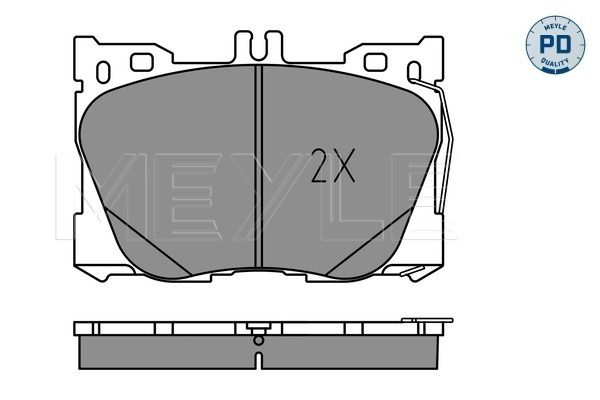 Meyle 0252258618PD Колодки гальмівні (передні) MB C-class (W205/S205/C205)/E-class (W213) 16-
