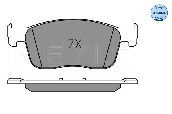 Meyle 0252259417 Колодки гальмівні (передні) Citroen Jumpy/Peugeot Expert 16-