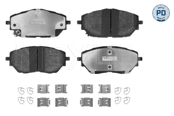 Meyle 0252278218PD Колодки гальмівні (передні) Toyota C-HR 16-