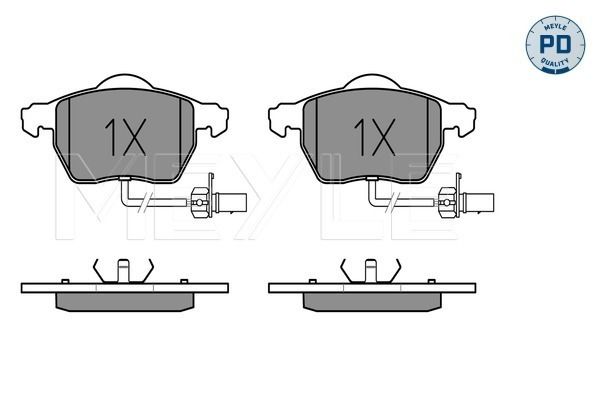 Meyle 0252301820PD Колодки гальмівні (передні) Audi A4/A6/VW Passat 95-