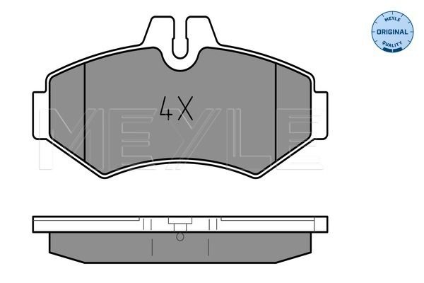 Meyle 0252302118 Колодки гальмівні (задні) MB Sprinter 208-316 96- (Bosch)