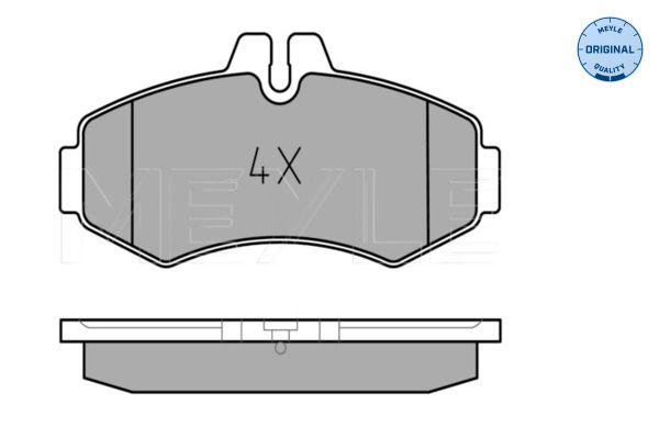 Meyle 0252304218PD Колодки гальмівні (передні) Fiat Scudo/Peugeot Expert 96-