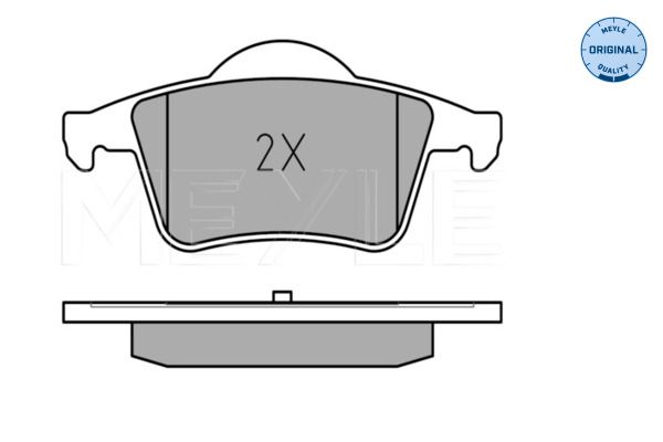 Meyle 0252307616 Колодки гальмівні (задні) Volvo S60 00-10/S70 97-00/S80 98-06/V70 95-08/XC70 Cross