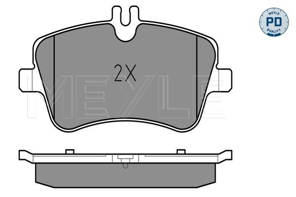 Meyle 0252315419 Колодки гальмівні (передні) Ford Focus 98-05