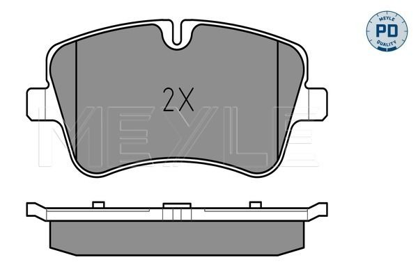 Meyle 0252315419 Колодки гальмівні (передні) Ford Focus 98-05