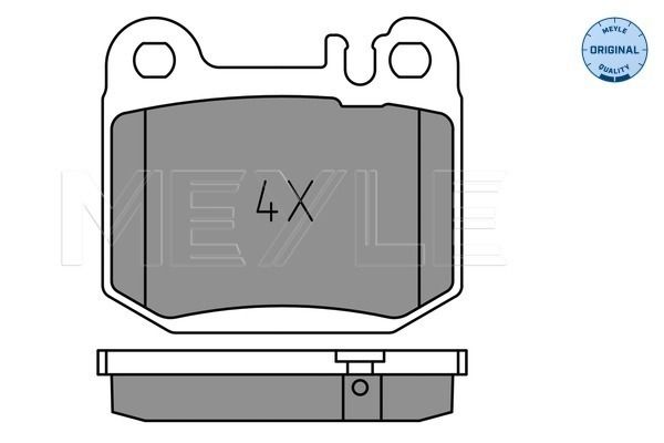 Meyle 0252315715 Колодки гальмівні (задні) MB M-class (W163) 2.3-5.4 98-05 (Brembo)