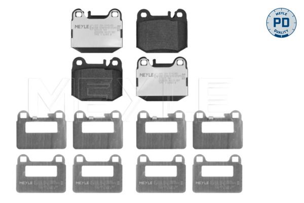 Meyle 0252315715PD Колодки гальмівні (задні) MB M-class (W163) 2.3-5.4 98-05
