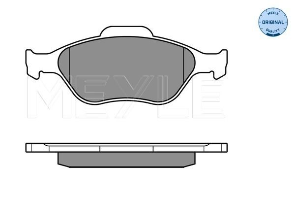Meyle 0252320217W Колодки гальмівні (передні) Toyota Yaris 05-