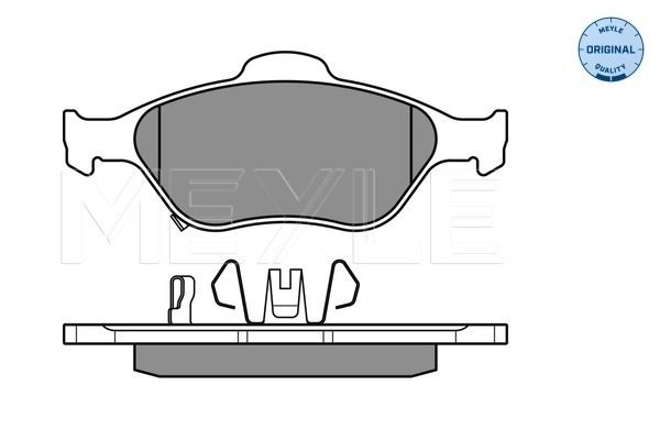 Meyle 0252320217W Колодки гальмівні (передні) Toyota Yaris 05-
