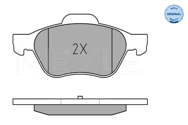 Meyle 0252322018W Колодки гальмівні (передні) Fiat Albea/Palio 96-