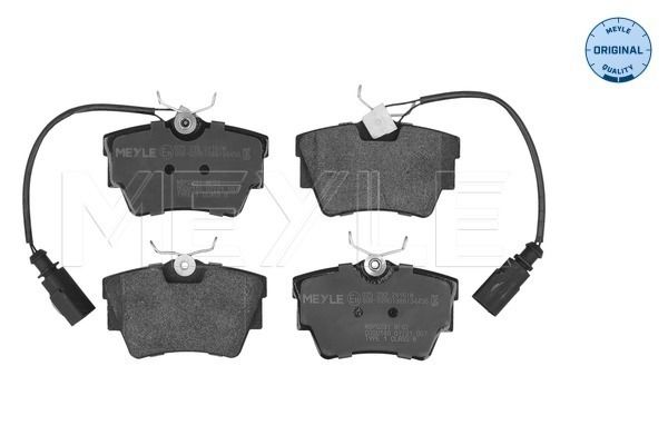 Meyle 0252322416W Колодки гальмівні (задні) VW T4 1.8-2.8 90-03 (з датчиком)
