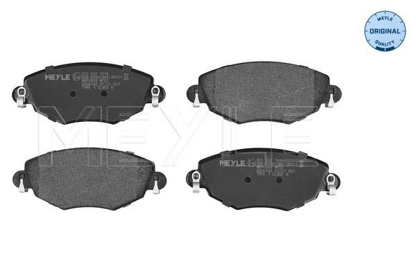 Meyle 0252327918 Колодки гальмівні (передні) Ford Mondeo III 00-07 (Bosch)