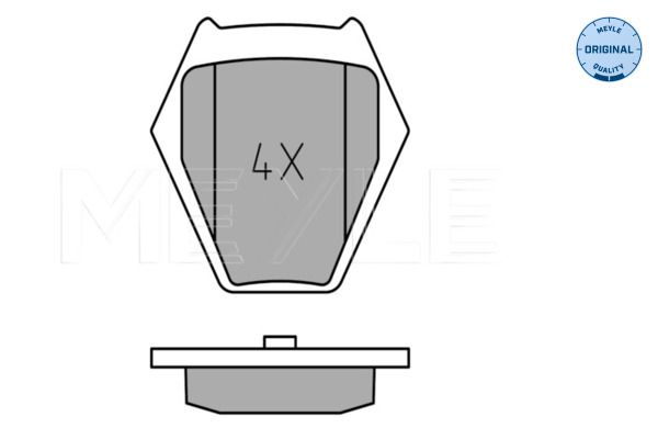 Meyle 0252328118 Колодки гальмівні (передні) Mini Mini Cooper 01-06
