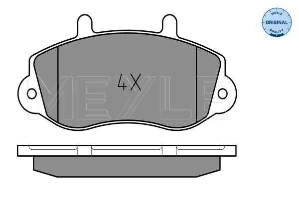 Meyle 0252330218 Колодки гальмівні (передні) Renault Master 98- R15