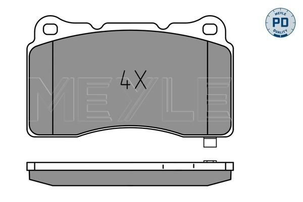 Meyle 0252332617 Колодки гальмівні (задні) VW T5 03- (Lucas)