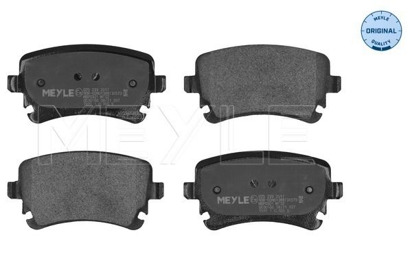 Meyle 0252332617 Колодки гальмівні (задні) VW T5 03- (Lucas)