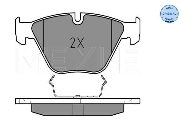 Meyle 0252334720 Колодки гальмівні передні Е60/Е61/Е65