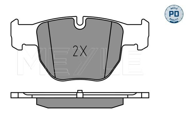 Meyle 0252340220 Колодки гальмівні передні на Vectra-C (1,6/1,8/2,2/2,