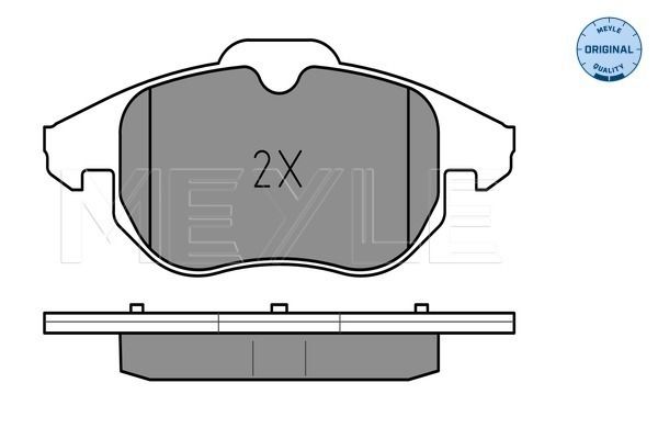 Meyle 0252340220PD Колодки гальмівні (передні) Opel Vectra C/Signum 03-