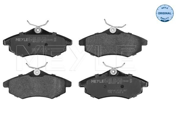 Meyle 0252340719 Колодки гальмівні (передні) Citroen C2/C3 02-