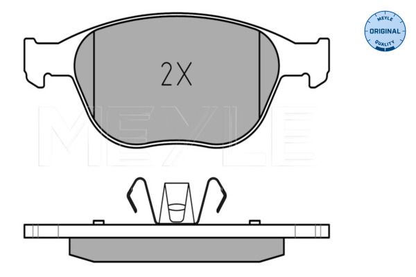 Meyle 0252344017 Колодки гальмівні (передні) Ford Connect 02-
